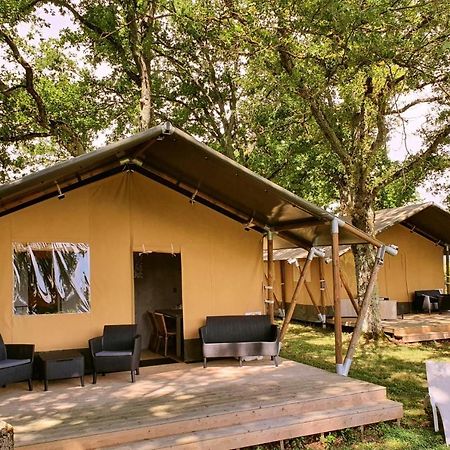 Glamping Les Arbres, Luxe Safaritent Met Zwembad Cronat Εξωτερικό φωτογραφία