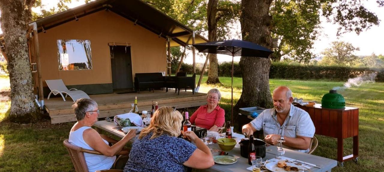 Glamping Les Arbres, Luxe Safaritent Met Zwembad Cronat Εξωτερικό φωτογραφία