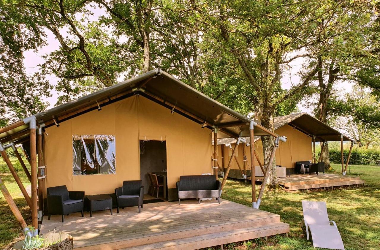 Glamping Les Arbres, Luxe Safaritent Met Zwembad Cronat Εξωτερικό φωτογραφία